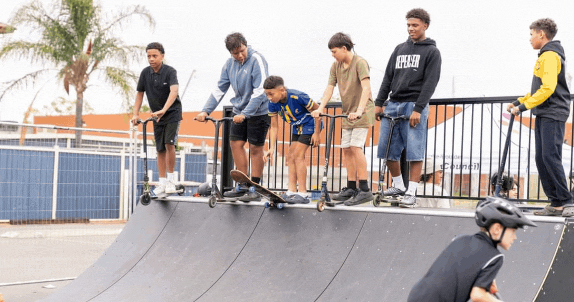 Kalgoorlie Boulder Custom Mini Ramp Temporary Skatepark Solution Kalgoorlie Boulder Custom Mini Ramp Temporary Skatepark Solution